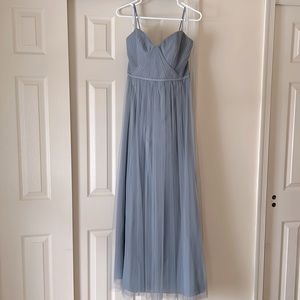 WToo Everest Bridesmaid dress. French Blue. Size 8
